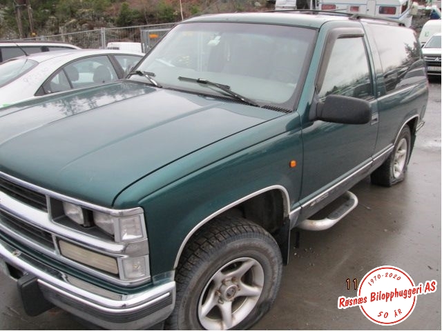 Chevrolet Tahoe 1996-2000 (Type I) , Motorkode: S, Girkassekode: 