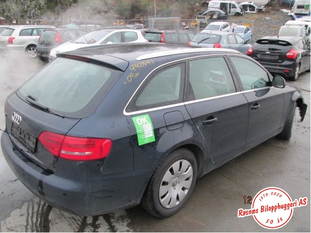 Audi A4 2007-2014 (Type IV) (B8) (B8), Motorkode: CDHB, Girkassekode: LKS