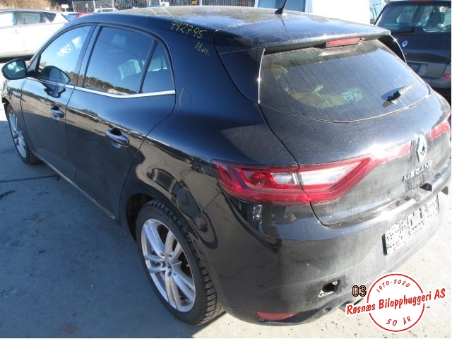 Renault Megane 2016-->> Type IV , Motorkode: K9K-657, Girkassekode: DC4