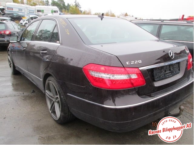 Mercedes E-Klasse 2009-2013 (Fase 1) (W212) (W212), Motorkode: OM651.924, Girkassekode: 722646