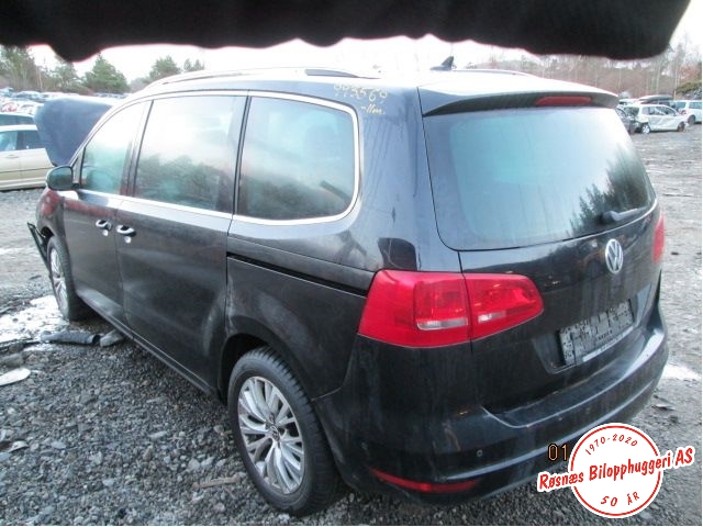 VW Sharan 2010-->> (Type II) , Motorkode: CFGB, Girkassekode: MST