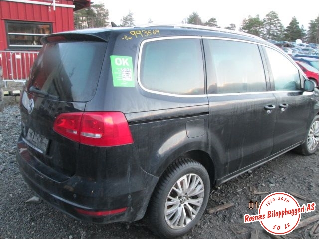 VW Sharan 2010-->> (Type II) , Motorkode: CFGB, Girkassekode: MST