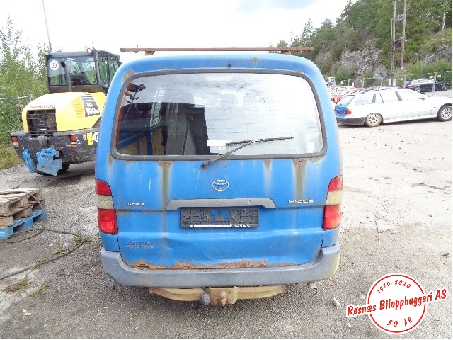 Toyota Hiace 2001-2006 (Fase 2) , Motorkode: 2KD-FTV, Girkassekode: 