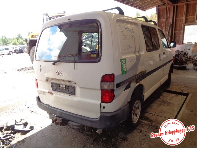 Toyota Hiace 2001-2006 (Fase 2) , Motorkode: 2KD-FTV, Girkassekode: