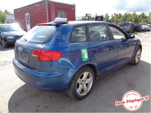 Audi A3 2003-2008 (Type II, Fase 1) , Motorkode: BGU, Girkassekode: FVH