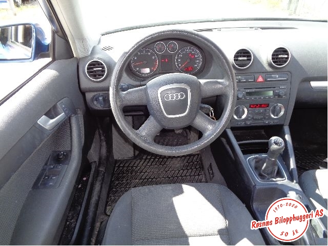 Audi A3 2003-2008 (Type II, Fase 1) , Motorkode: BGU, Girkassekode: FVH