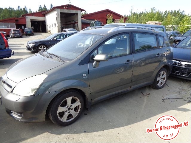Toyota Verso 2004-2009 (Type II) , Motorkode: 1ZZ-FE, Girkassekode: 