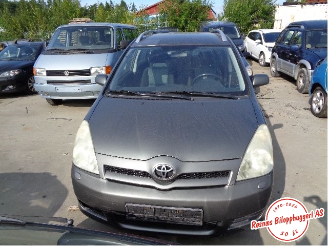 Toyota Verso 2004-2009 (Type II) , Motorkode: 1ZZ-FE, Girkassekode: 