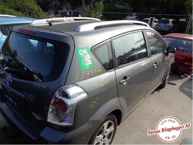 Toyota Verso 2004-2009 (Type II) , Motorkode: 1ZZ-FE, Girkassekode: 