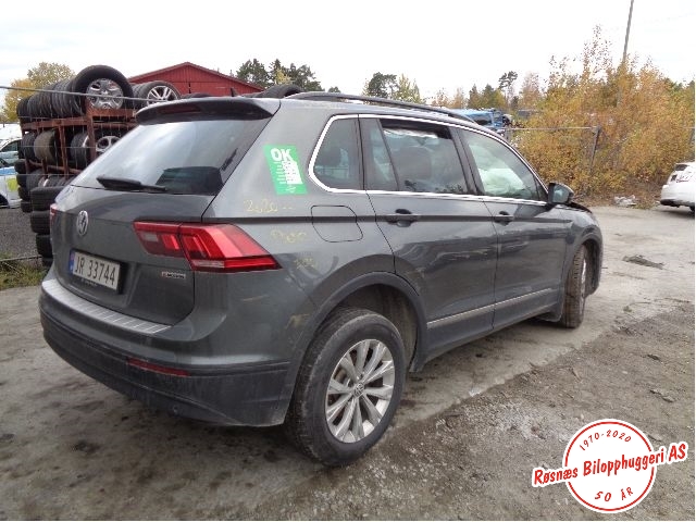 VW Tiguan 2016-2020 (Type II, Fase 1) , Motorkode: DBGC;DFGA, Girkassekode: UAJ