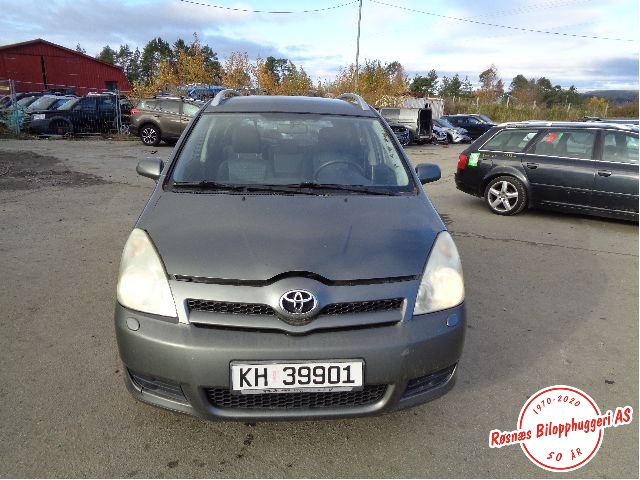 Toyota Verso 2004-2009 (Type II) , Motorkode: 1ZZ-FE, Girkassekode: