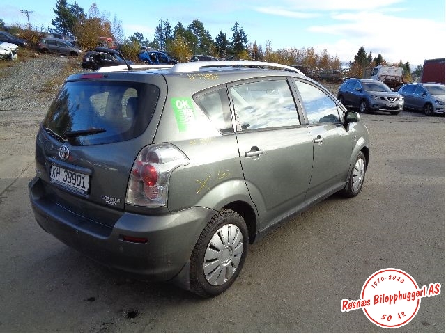 Toyota Verso 2004-2009 (Type II) , Motorkode: 1ZZ-FE, Girkassekode: