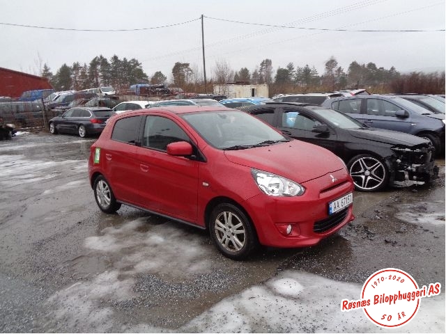 Mitsubishi Space Star 2013-->> (Type II) , Motorkode: 3A92, Girkassekode: 