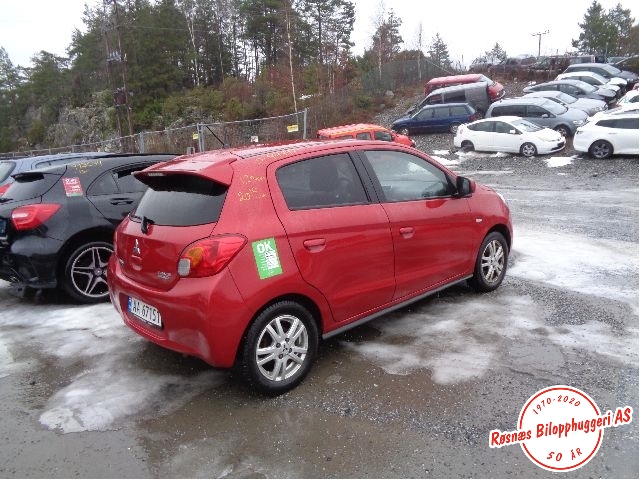 Mitsubishi Space Star 2013-->> (Type II) , Motorkode: 3A92, Girkassekode: 