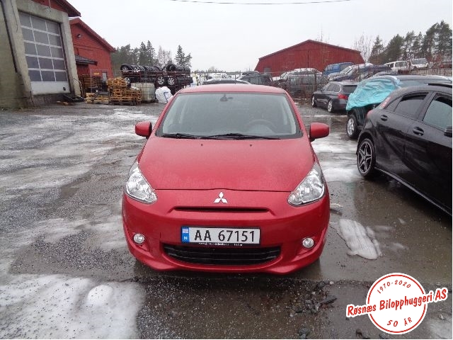 Mitsubishi Space Star 2013-->> (Type II) delebil , Motorkode: 3A92, Girkassekode: 