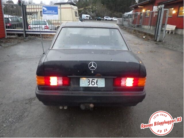 Mercedes 190 1984-1993 (W201) (W201), Motorkode: M102.962, Girkassekode: 
