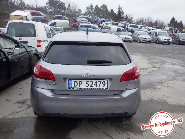 Peugeot 308 2013-2021 (Type II) , Motorkode: HMZ, Girkassekode: 