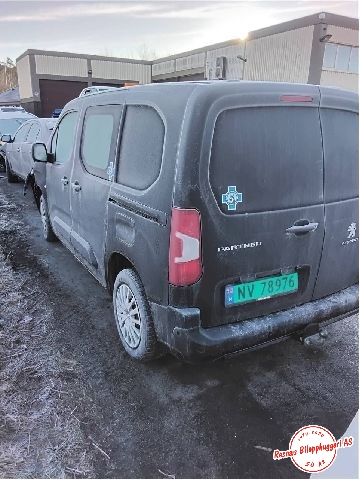 Peugeot Partner 2019-->> (Type III) , Motorkode: YHY, Girkassekode: 