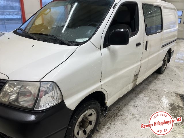 Toyota Hiace 2007-2012 (Fase 3) , Motorkode: 2KD-FTV, Girkassekode: 