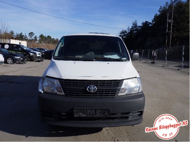 Toyota Hiace 2007-2012 (Fase 3) , Motorkode: 2KD-FTV, Girkassekode: 