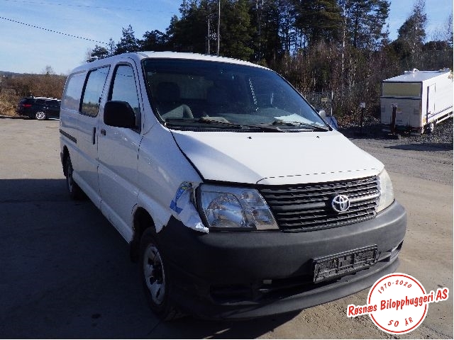 Toyota Hiace 2007-2012 (Fase 3) , Motorkode: 2KD-FTV, Girkassekode: 
