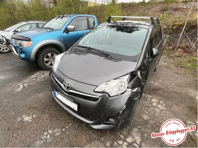 Toyota Verso-S 2011-2015 (COMBI) (COMBI), Motorkode: 1NR-FE, Girkassekode: 