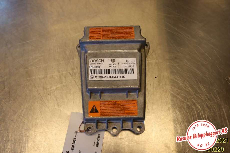 Airbag diverse til Mercedes S-Klasse, 2005-2013 (W221) (W221) (MERCEDES|A2218704787)