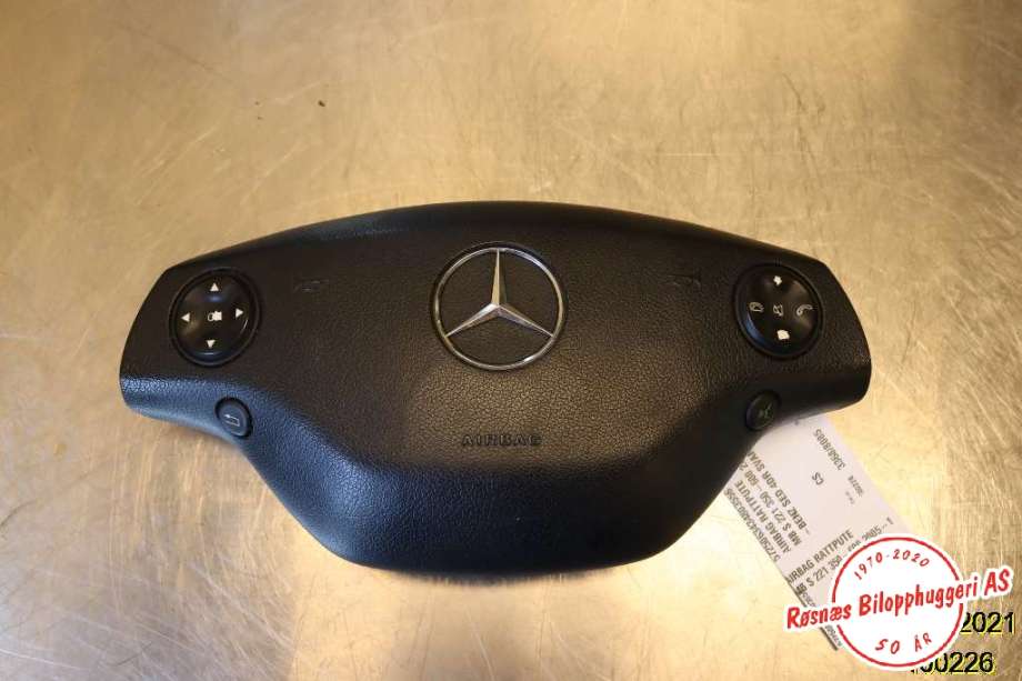 Airbag rattpute til Mercedes S-Klasse, 2005-2013 (W221) (W221) (MERCEDES|5725063434803556)
