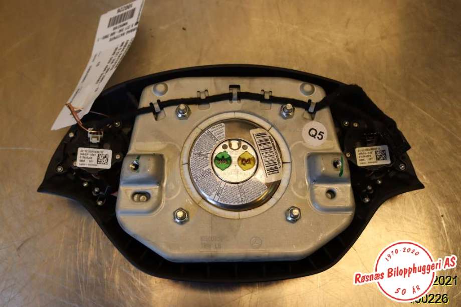 Airbag rattpute til Mercedes S-Klasse 2005-2013 (W221) (W221) (MERCEDES|5725063434803556|)