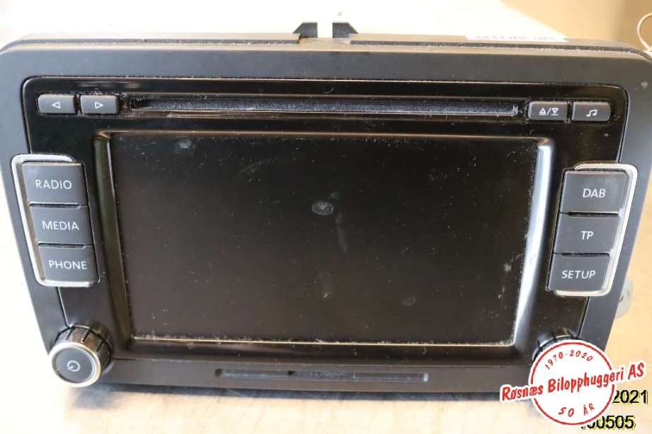 Bilstereo til VW Passat, 2011-2015 (B7) (B7) (VOLKSWAGEN|3C8035195G)