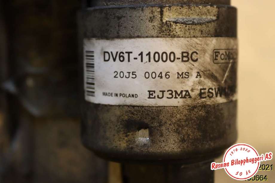 Starter til Ford Focus, 2011-2014 (Type III, Fase 1)  (FORD|DV6T11000BC)