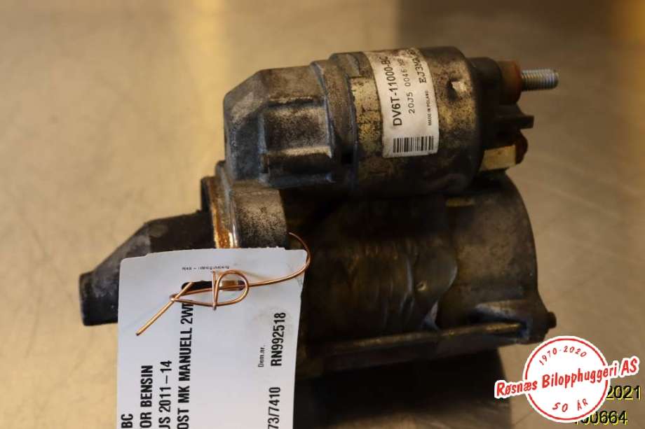 Starter til Ford Focus 2011-2014 (Type III, Fase 1)  (FORD|DV6T11000BC|)