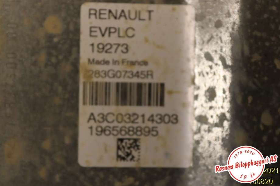 Styreenhet motor til Renault Zoe 2013-2019 (Fase 1)  (RENAULT|283G07345R|)