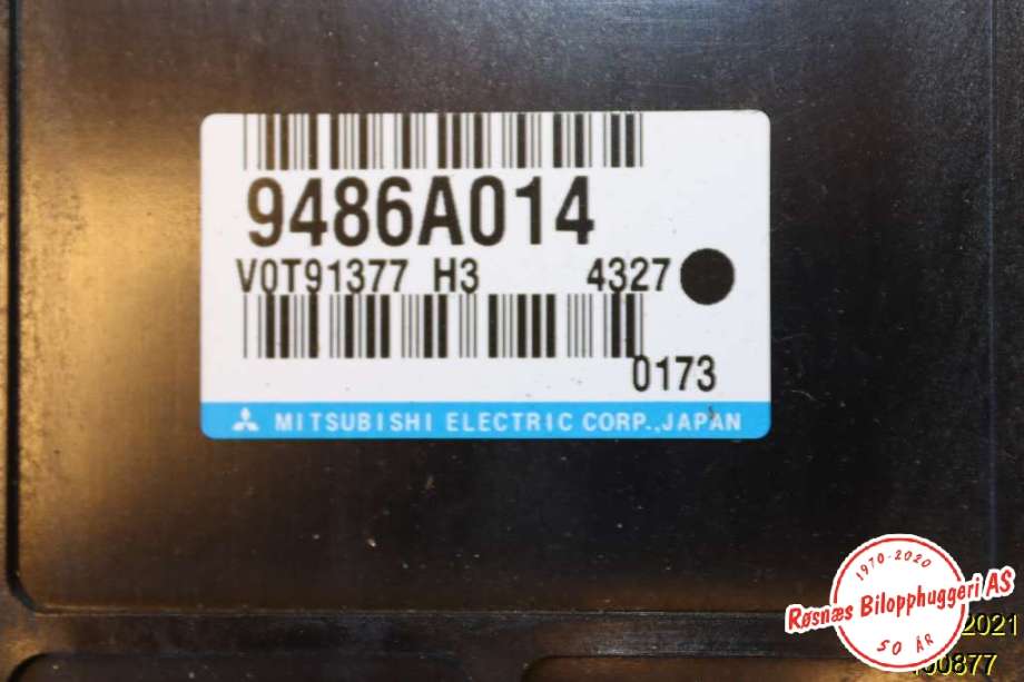 Styreenhet diverse til Mitsubishi Outlander 2012-2015 (Type III, Fase 1)  (MITSUBISHI|9486A014|)