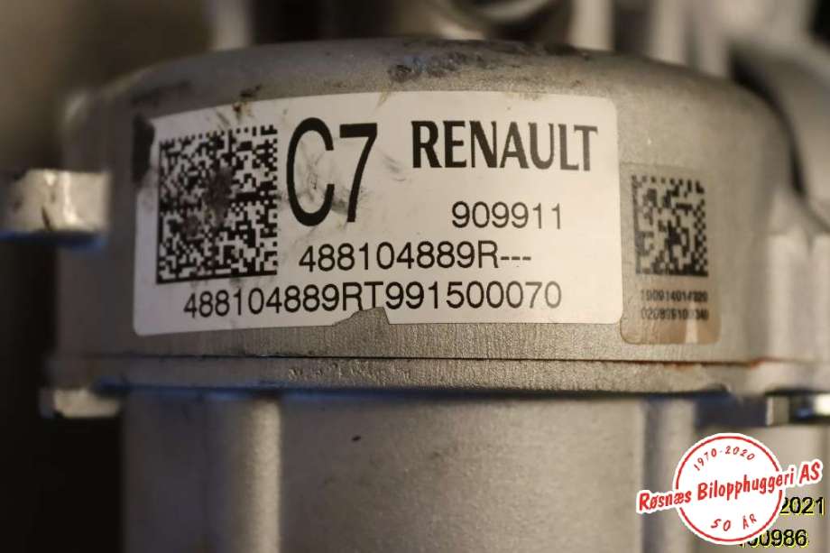 Rattaksel elektrisk servo til Renault Zoe 2013-2019 (Fase 1)  (RENAULT|488104889R|)