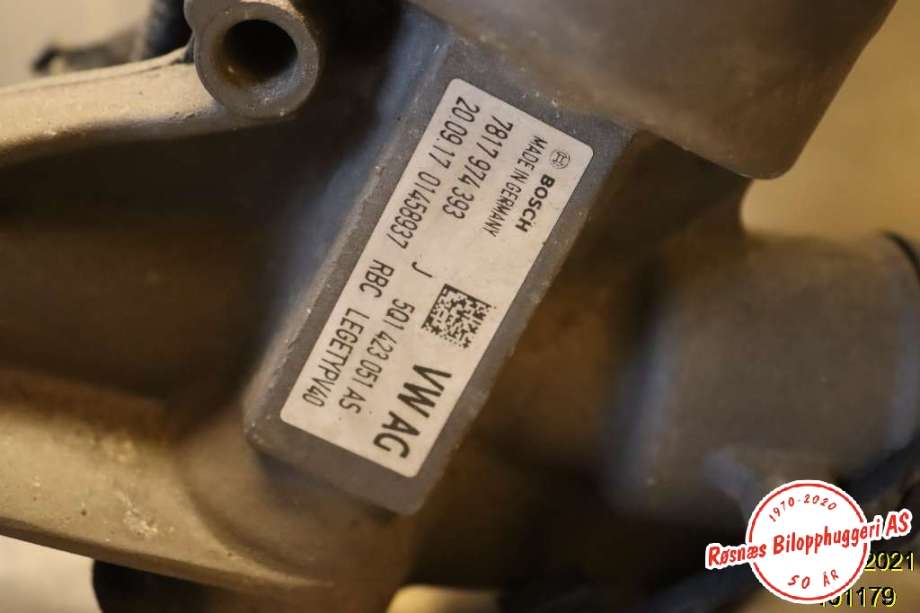 Tannstang elektrisk til Audi A3 2016-2020 (Type III, Fase 2) (AUDI|5Q1 423 051 AS|)