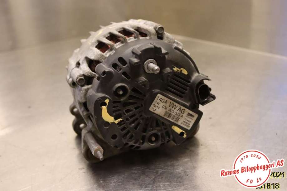 Dynamo til VW Polo 2009-2014 (Type V, Fase 1)  (VOLKSWAGEN|03L 903 023 A|)