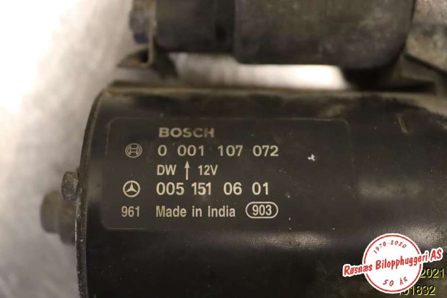 Starter til Mercedes CLK 1997-2002 (C208) (C208) (MERCEDES|0 001 107 072|)