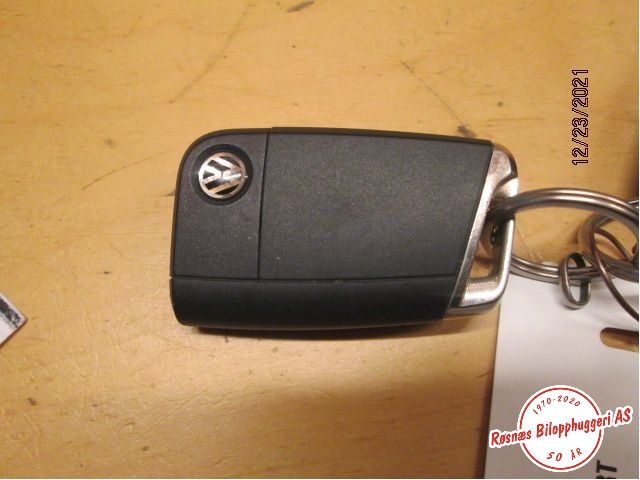 Nøkkel til VW Golf VII 2012-2017 (Fase 1)  (VOLKSWAGEN|)