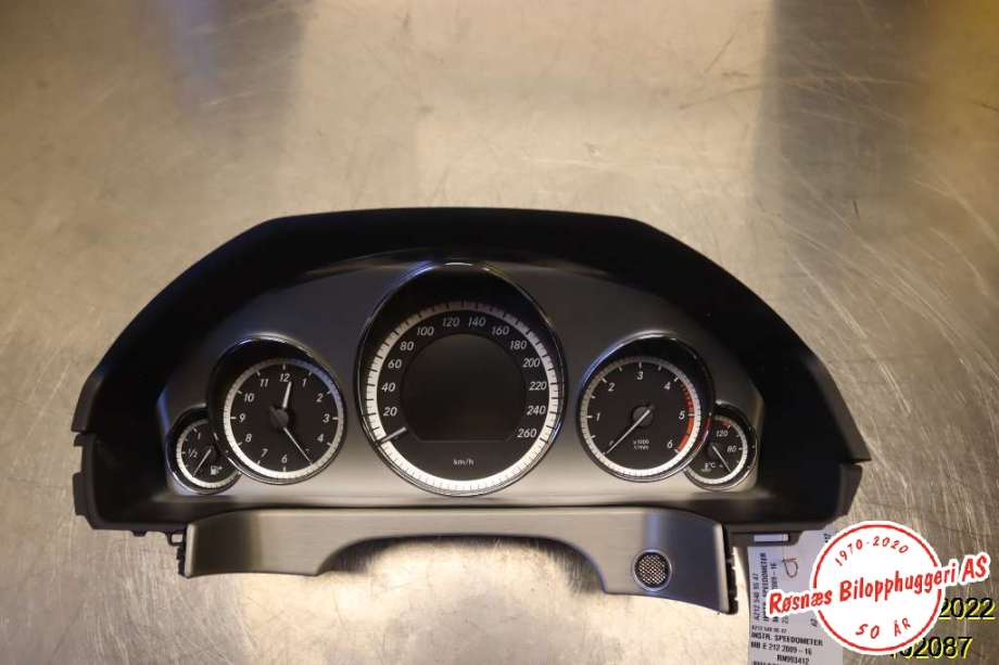 Speedometer til Mercedes E-Klasse, 2009-2013 (Fase 1) (W212) (W212) (MERCEDES|A212 540 95 47)