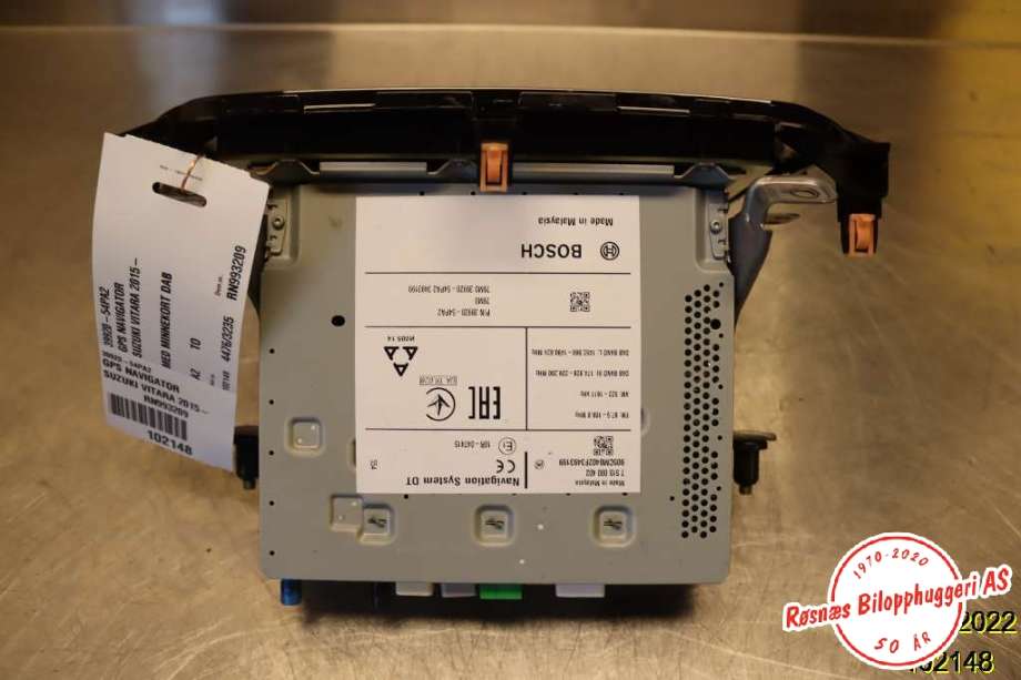 Bilstereo navigasjon til Suzuki Vitara 2015-->> (Type IV) (SUZUKI|39920-54PA2|)