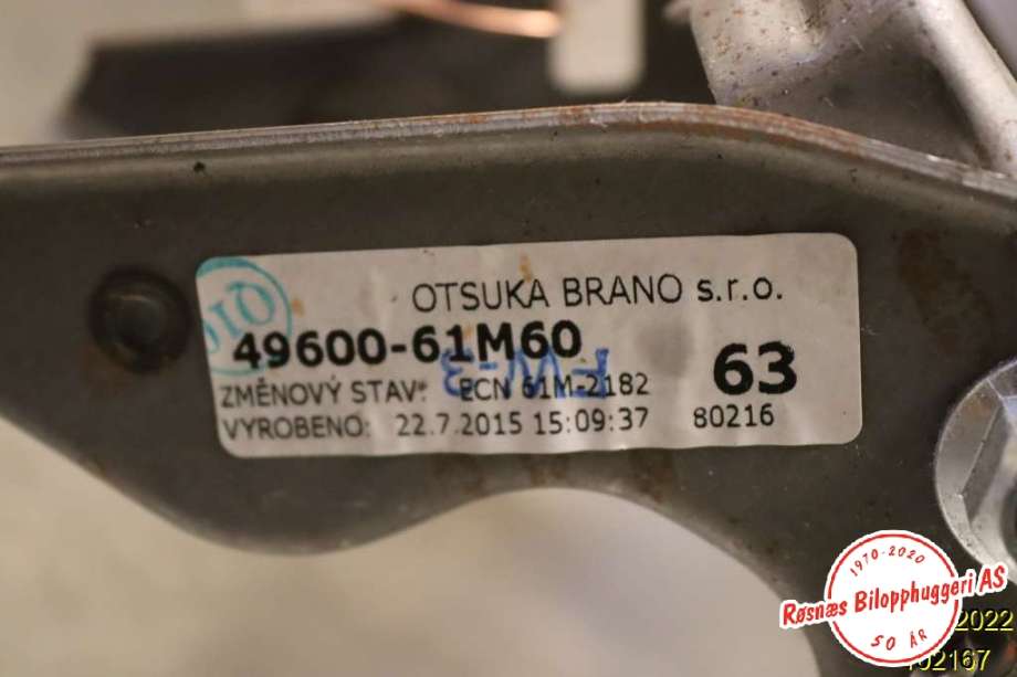 Pedal gass/brems/clutch til Suzuki Vitara 2015-->> (Type IV)  (SUZUKI|)