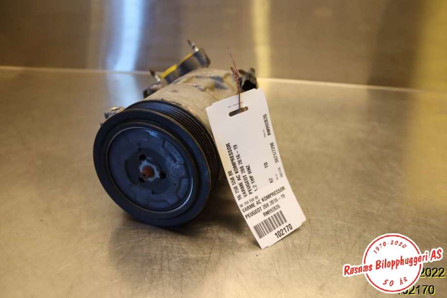 Aircondition kompressor til Peugeot 208 2012-2019 (Type I)  (PEUGEOT|96 758 558 80|)