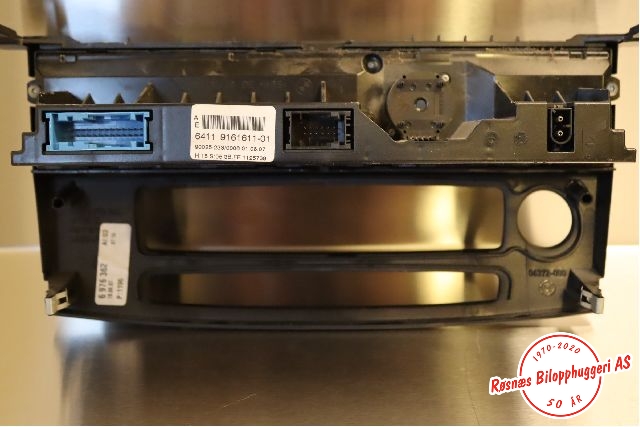 Varmeapparat betjening til BMW 5-Serie 2003-2010 (E60/E61) (E60/E61) (BMW|6411 9161611-01|)