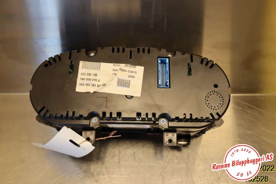 Speedometer til VW Sharan 2010-->> (Type II) (VOLKSWAGEN|7N0 920 870 A|3C8 035 190|5K0 953 501 BA)