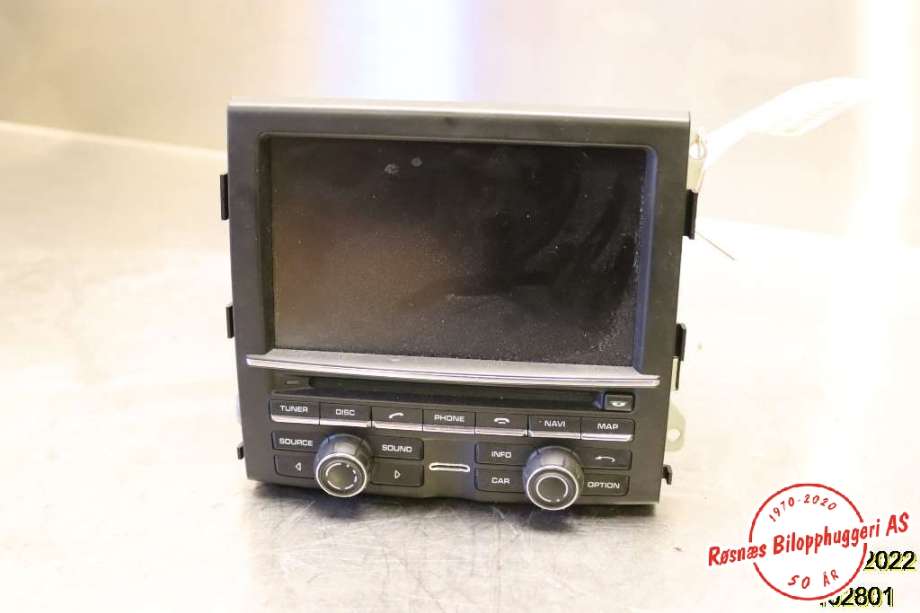 Bilstereo navigasjon til Porsche Cayenne, 2010-2017 (92A) (92A) (PORSCHE|7PP.919.193.AF)