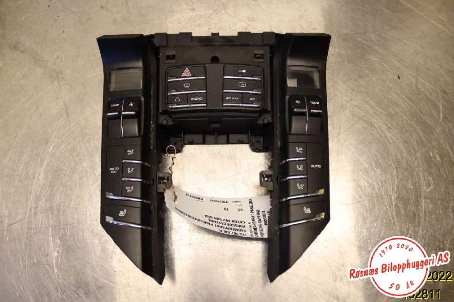 Varmeapparat betjening til Porsche Cayenne, 2010-2017 (92A) (92A) (PORSCHE|7P5.907.040.R)