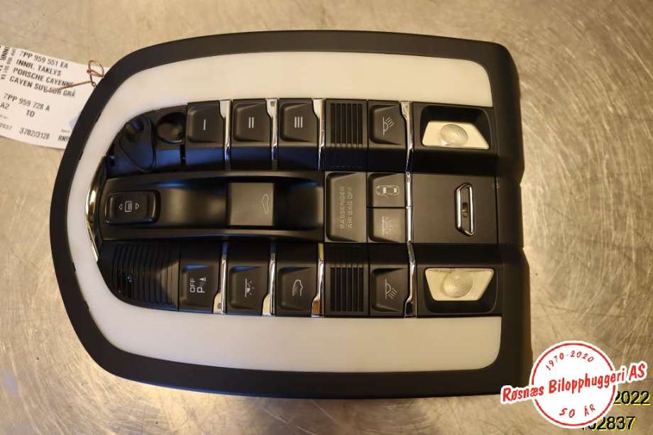 Taklyspanel til Porsche Cayenne 2010-2017 (92A) (92A) (PORSCHE|7PP 959 551 EA|7PP 959 728 A|)