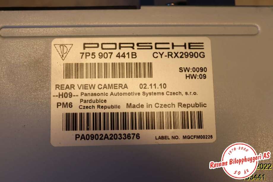 Styreenhet diverse til Porsche Cayenne 2010-2017 (92A) (92A) (PORSCHE|7P5 907 441 B|)