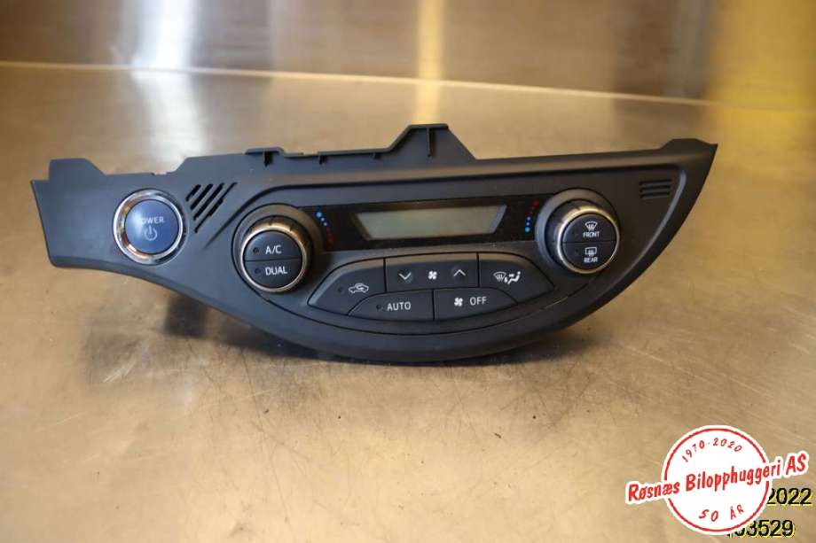 Varmeapparat betjening til Toyota Yaris, 2014-2020 (Type III, Fase 2)  (TOYOTA|)